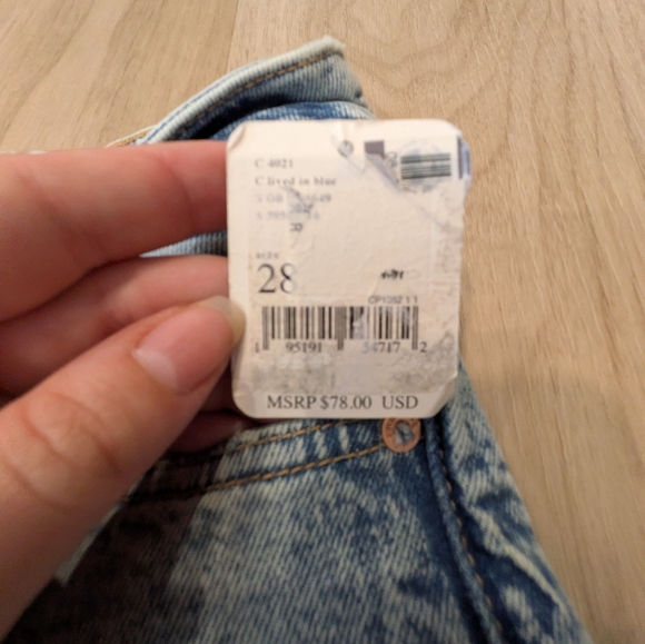 We The Free 28 Lived In Blue Jeans NWT - Picture 8 of 10